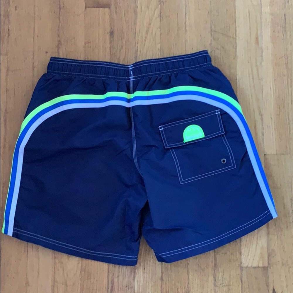 Men’s Sundek Swimsuit Navy Blue Elastic Waist